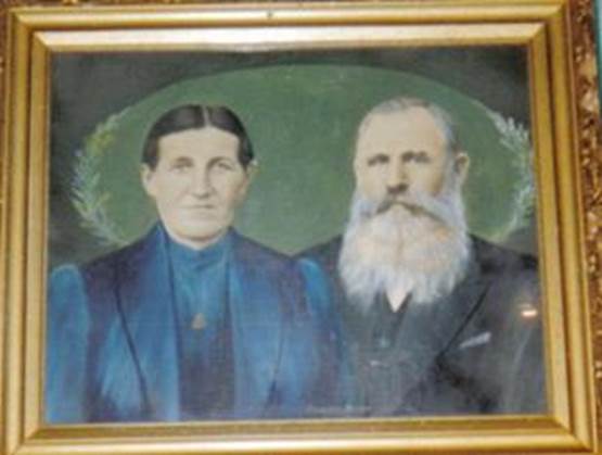 Pintura dos avós Franciszek e Ewa